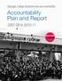 Accountability Plan and Report