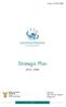 Strategic Plan Strategic Plan RP55/2017 ISBN: Strategic Plan PAGE 1