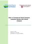 Odor in Commercial Scale Compost: Literature Review and Critical Analysis
