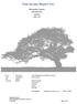 Tree Survey Report For: