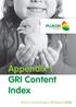 Appendix 1 GRI Content Index