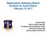 Restoration Advisory Board Horsham Air Guard Station February 15, 2017