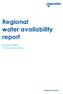Regional water availability report