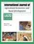 Published By Department of Agricultural Economics and Rural Development, Ladoke Akintola University of Technology, Ogbomoso Nigeria