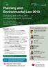 Planning and Environmental Law 2010