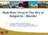 Ross River Virus In The City of Kalgoorlie - Boulder