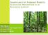 SIGNIFICANCE OF PIEDMONT FORESTS: SILVICULTURE PRESCRIPTIONS IN AN ECOLOGICAL CONTEXT