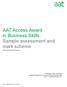 AAT Access Award in Business Skills Sample assessment and mark scheme Assessment book