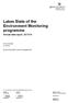 Lakes State of the Environment Monitoring programme