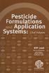Pesticide Formulations and Application Systems: 23 ~d Volume