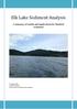 Elk Lake Sediment Analysis