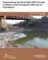 Implementing the Pecos River WPP through a Heliborne Electromagnetic (EM) Survey Final Report