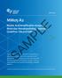 SAMPLE. Nucleic Acid Amplification Assays for Molecular Hematopathology; Approved Guideline Second Edition