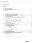 Table of Contents. Table of Contents. Introduction. Water Efficiency Plan and Purpose