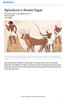 Agriculture in Ancient Egypt