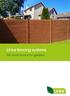 Liniar fencing systems. the smart choice for gardens