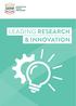 LEADING RESEARCH & INNOVATION