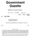 Government Gazette REPUBLIC OF SOUTH AFRICA REPUBLIEK VAN SUID-AFRIKA
