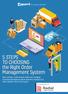 5 STEPS TO CHOOSING the Right Order Management System