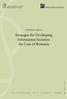 Strategies for Developing Information Societies: the Case of Romania
