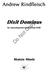Andrew Rindfleisch. Dixit Dominus. for unaccompanied mixed chorus SATB. Do Not Copy