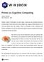 Primer on Cognitive Computing