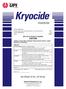 ACTIVE INGREDIENT: Cryolite: sodium aluminofluoride (Fluorine not less than 50%) % OTHER INGREDIENTS: % TOTAL