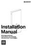 Installation Manual Montageanleitung Instructions de montage Istruzioni per il montaggio