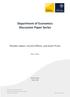 Department of Economics Discussion Paper Series