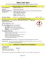 Safety Data Sheet Note: Read and understand Safety Data Sheet before handling or disposing of product.