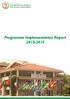 AFRICAN UNION INTERAFRICAN BUREAU FOR ANIMAL RESOURCES. Programme Implementation Report