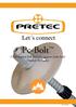 Pc-Bolt. Combination bolt for rock support (tube bolt) Option: Pc-Packer. Rev. 04/18