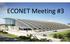 ECONET Meeting #3. Bucharest the 12 th of November, 2017