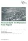 Pinetum/Sand Hill Plantation Field Report