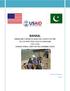 BAHAAL EMERGENCY RELIEF & EARLY RECOVERY FOR THE FLOOD AFFECTEES ACROSS PAKISTAN SARHAD RURAL SUPPORT PROGRAMME (SRSP)