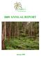 Forest Institute 2009 ANNUAL REPORT