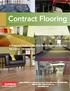 Contract Flooring. A Proposed Study of the 2014 North American Market 5th Edition - Winter 2013