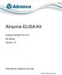 Atrazine ELISA Kit. Catalog Number KA assays Version: 15. Intended for research use only.
