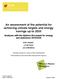An assessment of the potential for achieving climate targets and energy savings up to 2020
