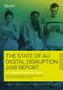 THE STATE OF AU DIGITAL DISRUPTION 2018 REPORT