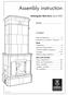 Assembly instruction. Content. Model... Rectangular tiled stove (series 800)