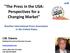 The Press in the USA: Perspectives for a Changing Market