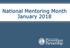 National Mentoring Month January 2018