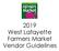 2019 West Lafayette Farmers Market Vendor Guidelines