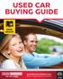 USED CAR BUYING GUIDE