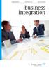 Competence Brochure   Date of issue 09/2016. business integration