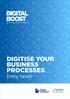 power up your business DIGITISE YOUR BUSINESS PROCESSES Entry Level