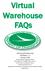 CMS Virtual Warehouse FAQs FAQ Manual v. 1.0 December 8, 2006