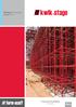 Product Catalogue Support Work. kwik-stage. Formwork & Scaffolding Solutions