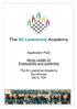 Application Pack. Senior Leader for Employability and Leadership. The St Lawrence Academy Scunthorpe DN15 7DF